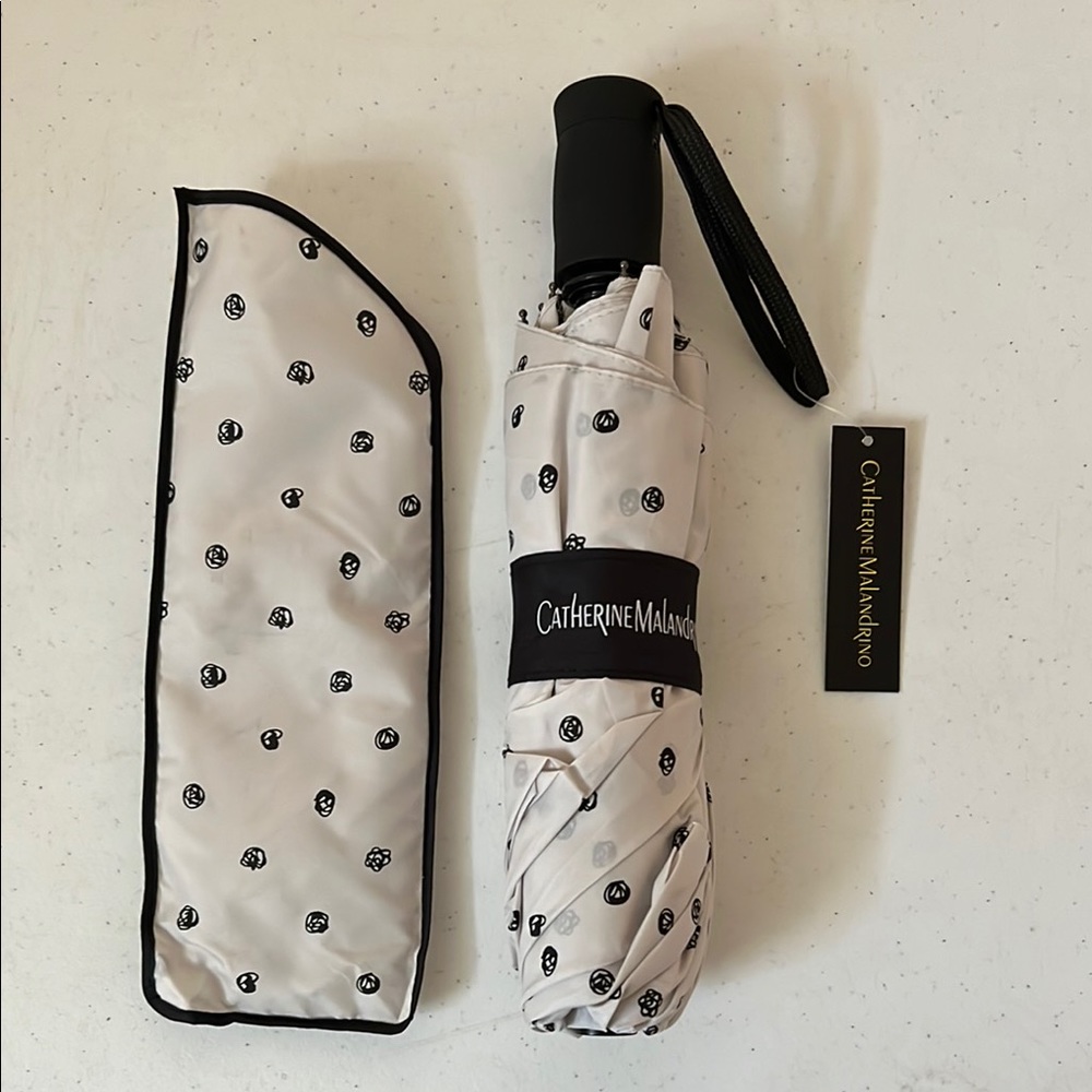Catherine Malandrino White and Black Umbrella